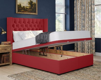 Chesterfield Wing Ottoman Divan Bed