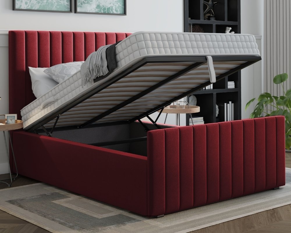 Verona Small Double Ottoman Bed