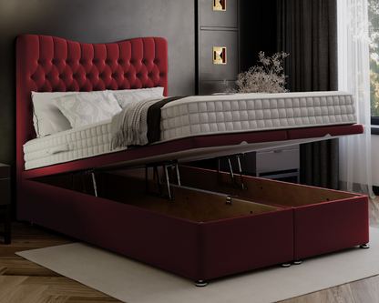 Wave Ottoman Divan Bed