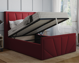 York Winged Ottoman Bed