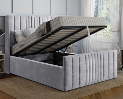 Tamara Winged Ottoman Bed