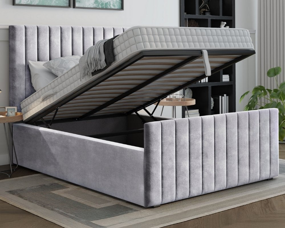 Verona Small Double Ottoman Bed