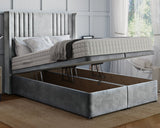 Hazel Winged Super King Ottoman Divan Bed