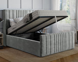 Tamara Winged King Size Ottoman Bed