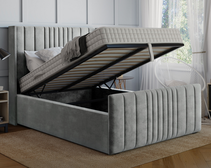 Tamara Winged Ottoman Bed