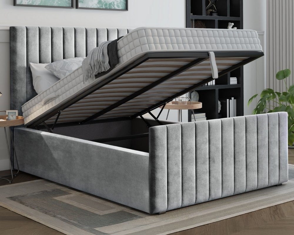 Verona Small Double Ottoman Bed