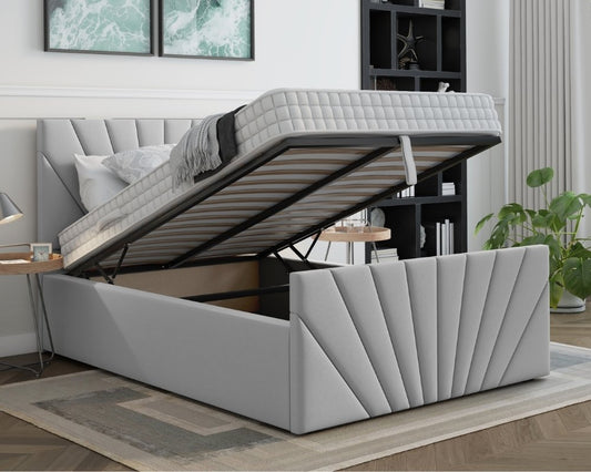 Laura Super King Ottoman Bed