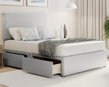 Plain Headboard King Size Divan Bed