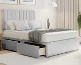 Stripe Single Divan Bed