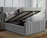 Tamara Winged Super King Ottoman Bed