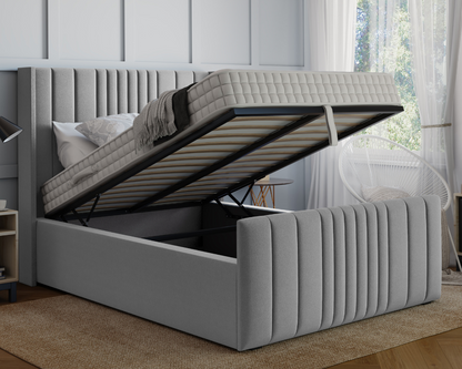 Tamara Winged Ottoman Bed