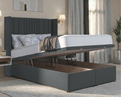 Florence Winged Ottoman Divan Bed
