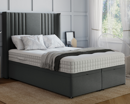 Hazel Winged Ottoman Divan Bed