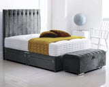 Olivia King Size Divan Bed with Ottoman Set