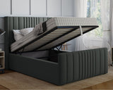 Tamara Winged King Size Ottoman Bed