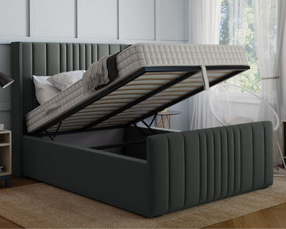 Tamara Winged Ottoman Bed