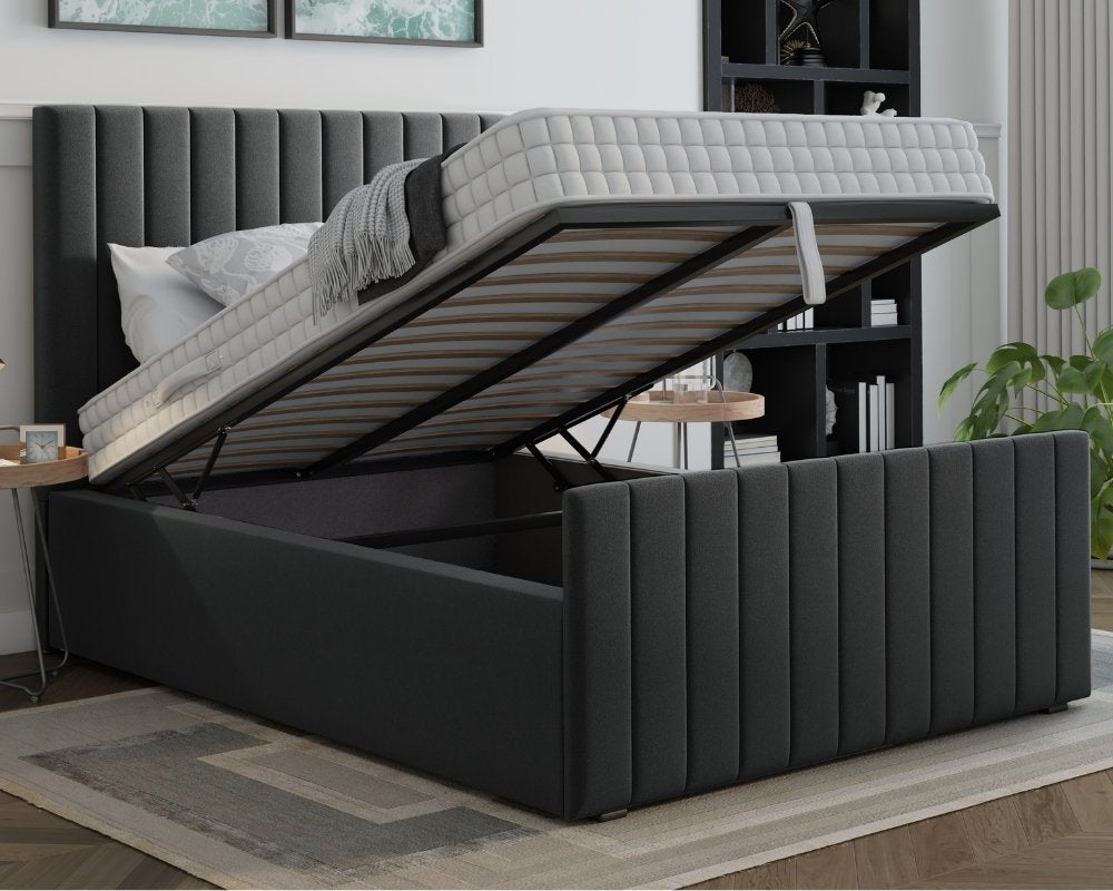 Verona Small Double Ottoman Bed