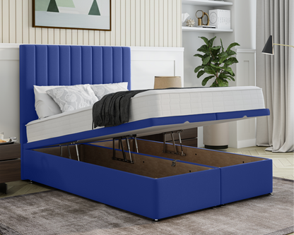 Stripe Ottoman Bed