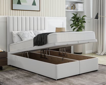 Stripe Ottoman Bed