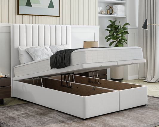 Stripe Ottoman Bed