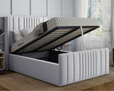 Tamara Winged King Size Ottoman Bed