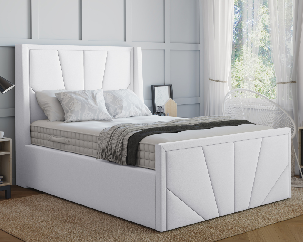 York Winged Ottoman Bed
