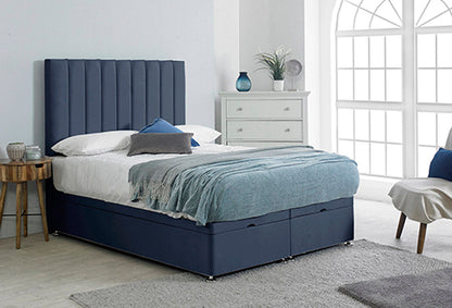 Stripe Ottoman Bed